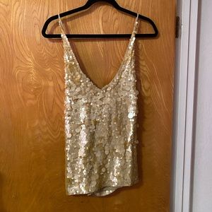 DKNY City sequin shimmer tank top 16